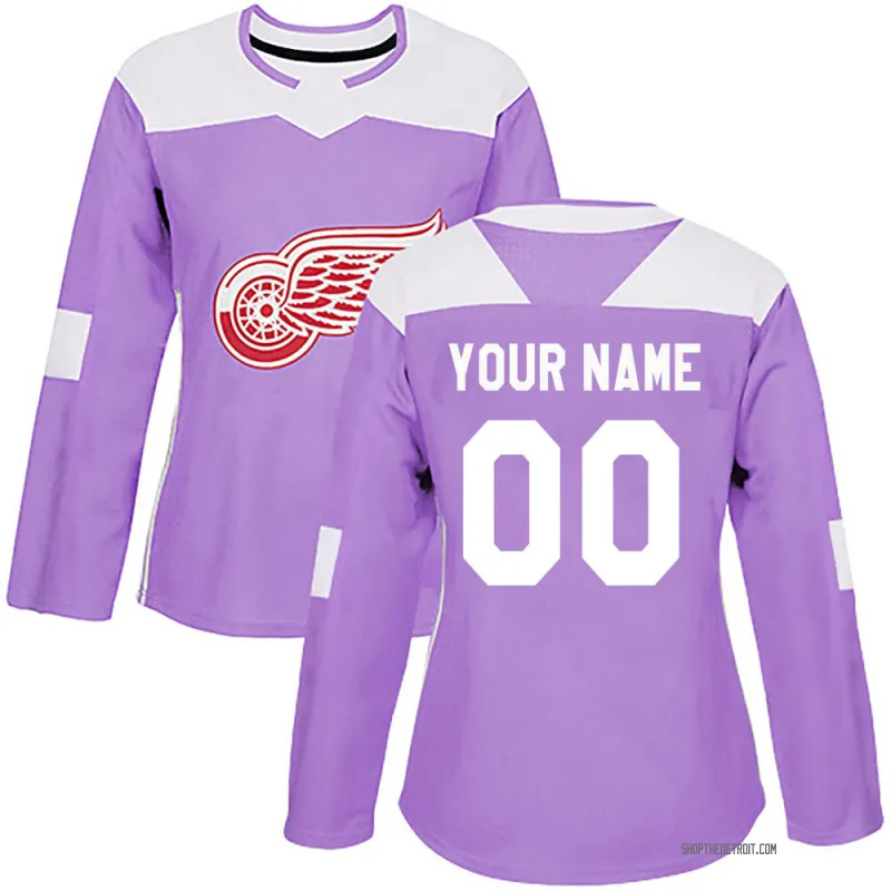 Red wings best sale purple jersey